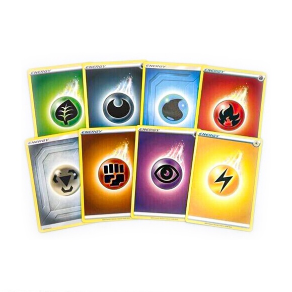 Sealed 45 Assorted Basic Energy Card Pack ETB 2020 Pokémon TCG Cards Deck - Picture 4 of 4